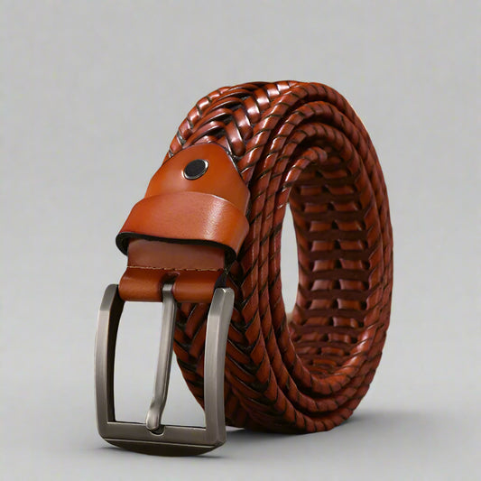 Braided Leather Belt