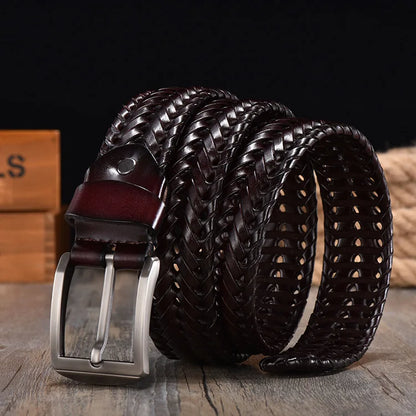 Braided Leather Belt