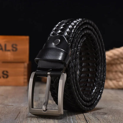 Braided Leather Belt