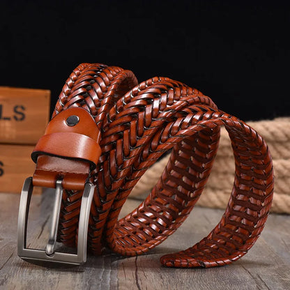 Braided Leather Belt