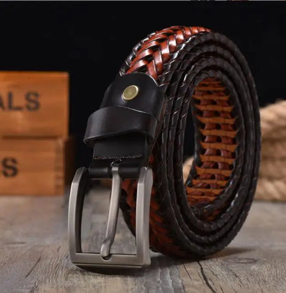 Braided Leather Belt