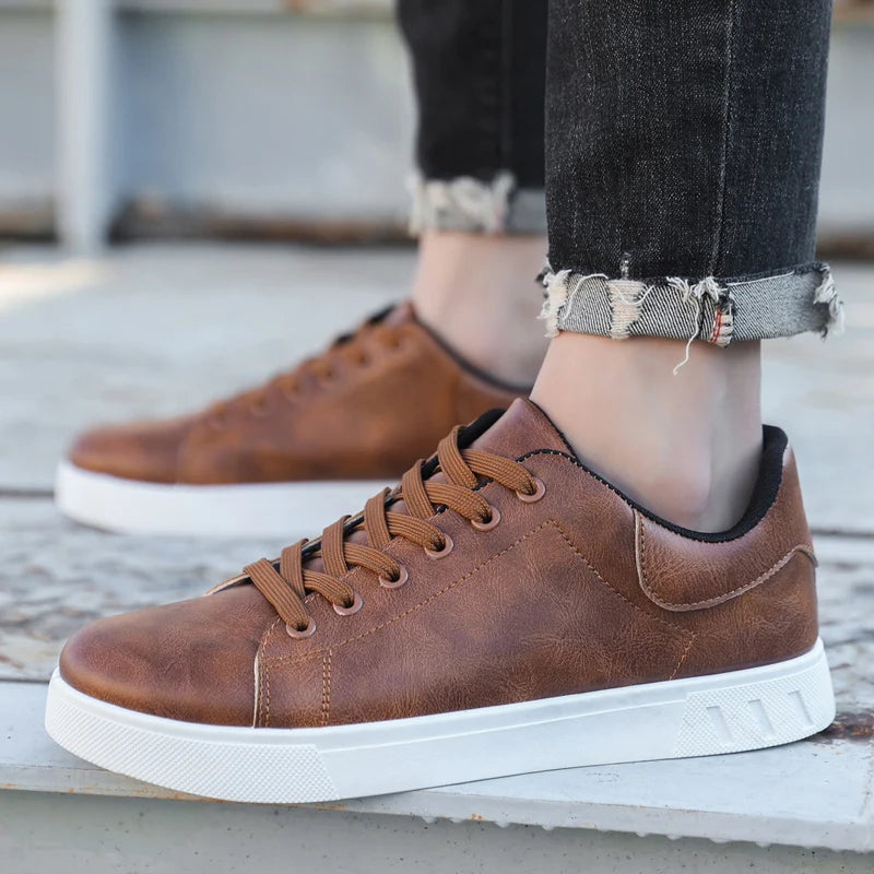 Velroa Leather Sneakers