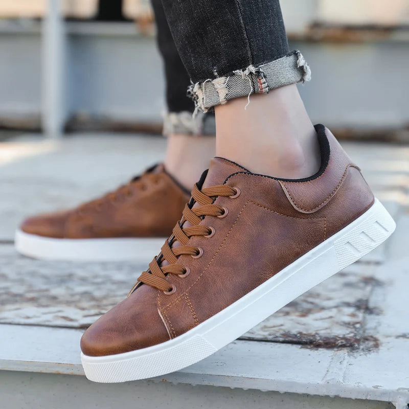 Velroa Leather Sneakers