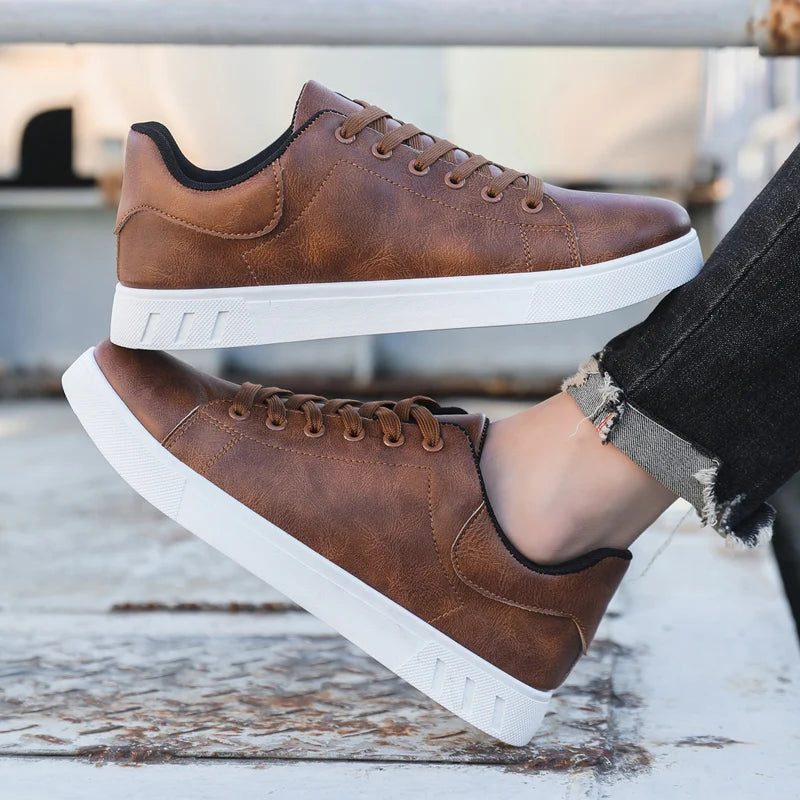 Velroa Leather Sneakers